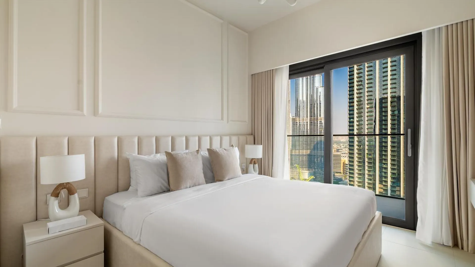 Burj Khalifa View Luxury Steps From Dubai Mall דירה