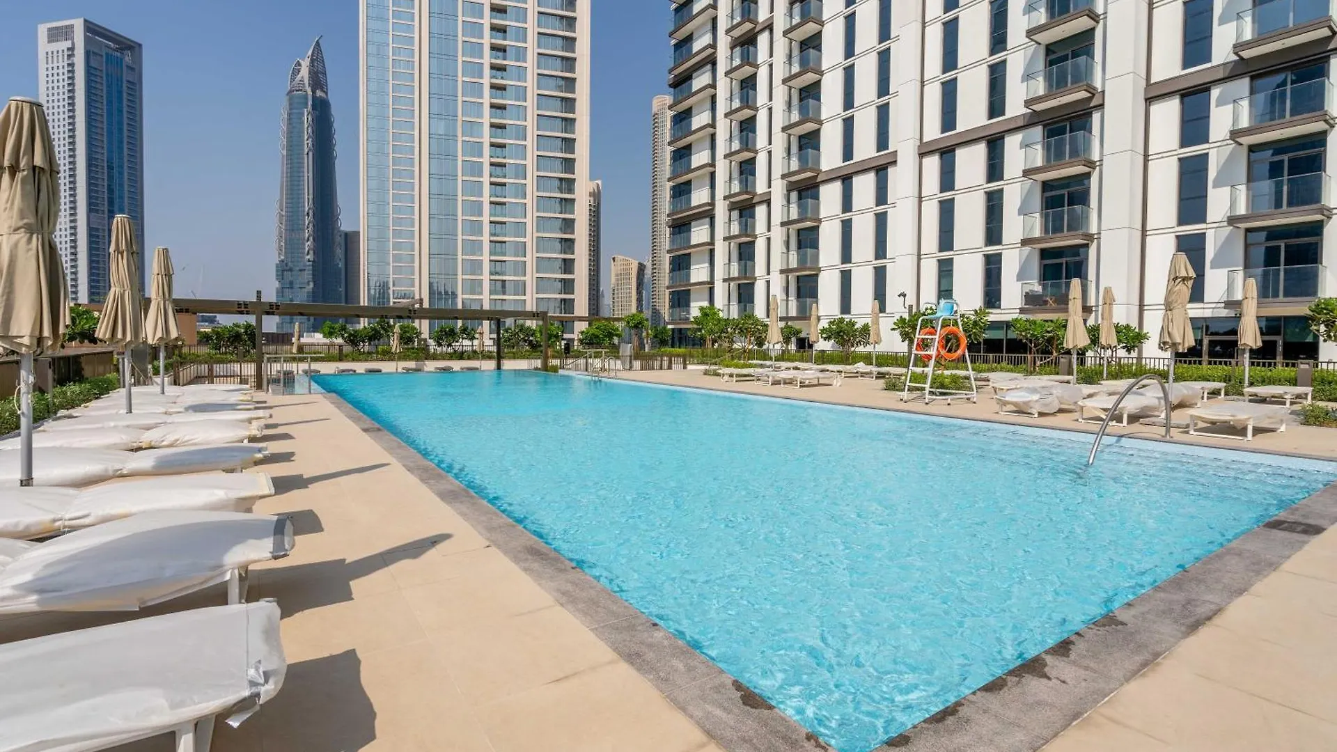 דירה Burj Khalifa View Luxury Steps From Dubai Mall איחוד האמירויות הערביות